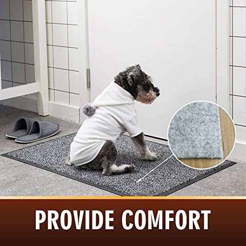 GREENSHEEP Comfort Felt Rug Pad -Thick Comfort and Protection for Hardwood Floor, Carpet Floor, Runner and Floor Cushion 4mm Thick Stop Carpet from Moving (Grey, 3x5 feet) - Image 5