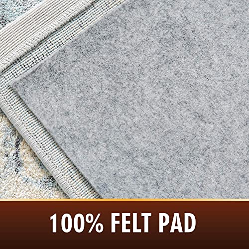 GREENSHEEP Comfort Felt Rug Pad -Thick Comfort and Protection for Hardwood Floor, Carpet Floor, Runner and Floor Cushion 4mm Thick Stop Carpet from Moving (Grey, 3x5 feet) - Image 3