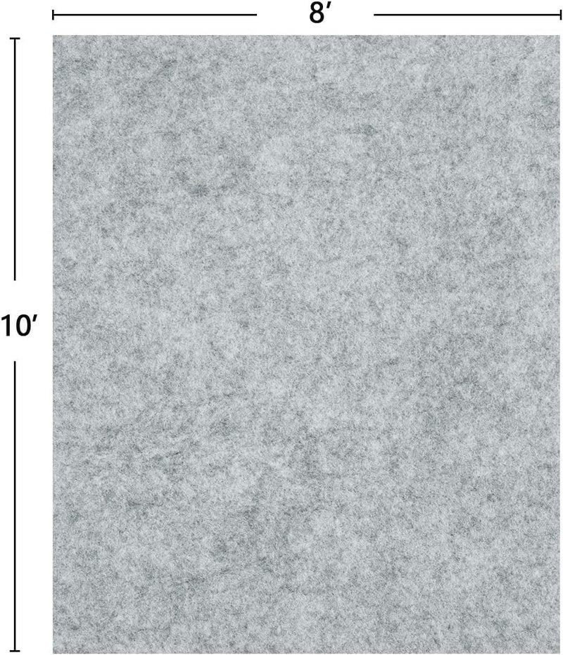 GREENSHEEP Comfort Felt Rug Pad -Thick Comfort and Protection for Hardwood Floor, Carpet Floor, Runner and Floor Cushion 4mm Thick Stop Carpet from Moving (Grey, 3x5 feet) - Image 2