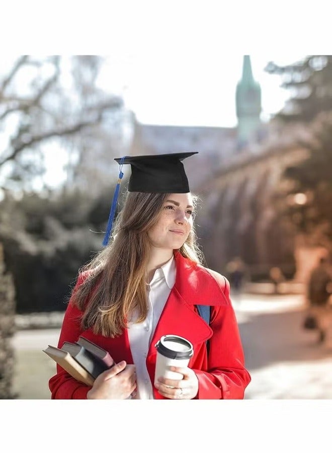 HY Graduation Cap with Tassel for High School and College Plastics Grad Graduation Cap Adjustable Unisex Adult Graduation Cap Topper Plastics Board Graduation Ceremony Hat Graduation Party Ceremony - Image 5