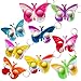 Roaqua 20 pcs Rainbow Butterfly Mini Pop Silicone Bubble Fidget Toys Autism Special Needs Squeeze Sensory Party Favors Gifts for Family Adult and Kids - Image 2