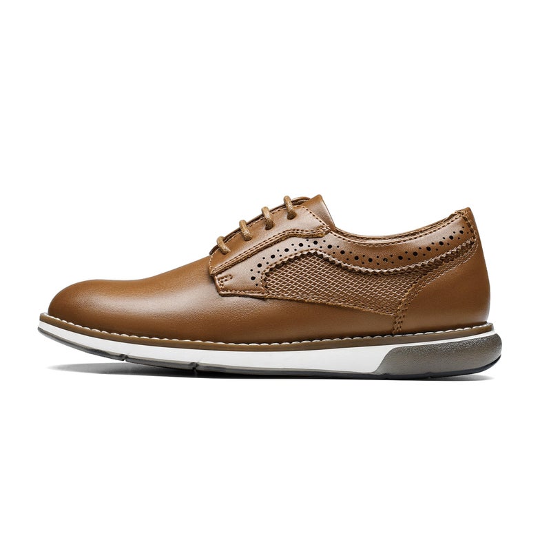 Bruno Marc Boy's Casual Dress Oxford Comfort Uniform Formal Sneaker Shoes,Size 5 Big Kid,Brown,SBOX2352K - Image 4