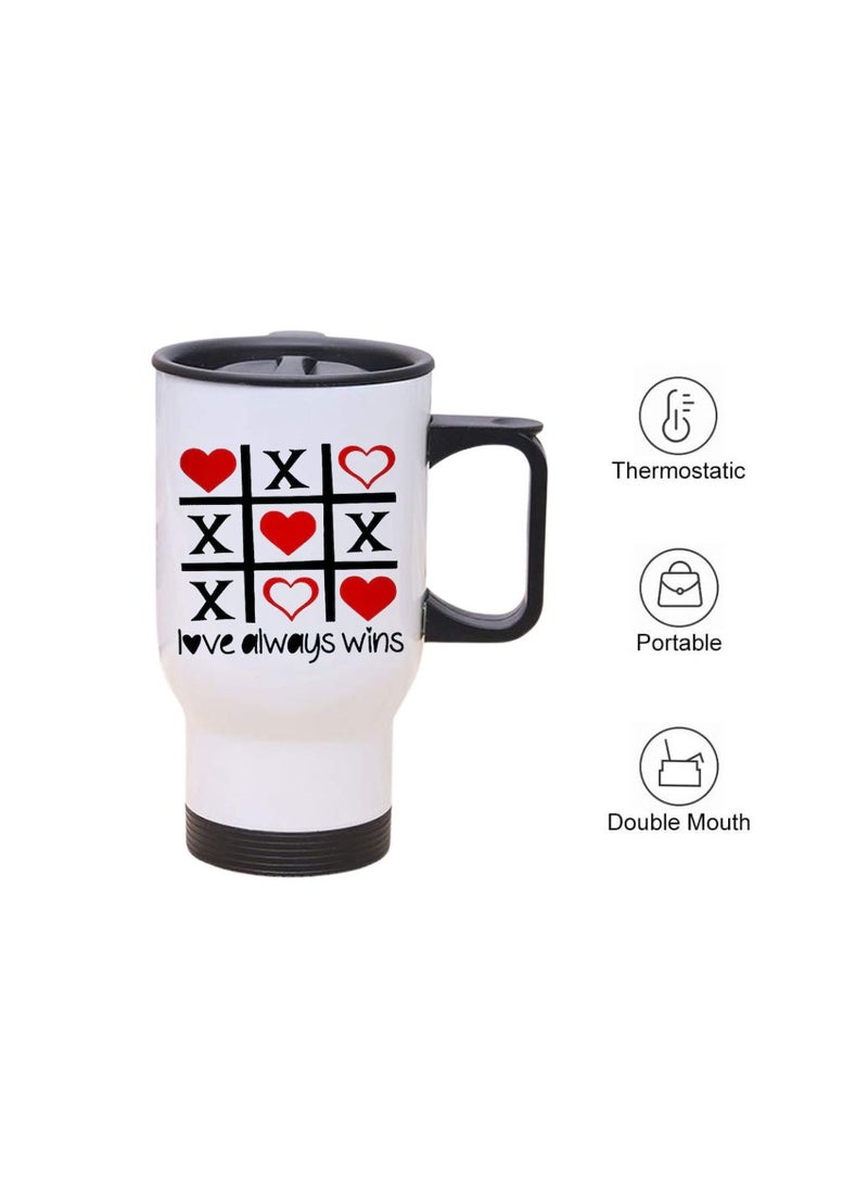 PRINTSHOP4ME Valentine's Day Insulated Travel Mug–Stainless Steel Mug For Hot&Cold Drinks–| Thoughtful Gift Special Someone Birth Day Gifts Travel Mug.  - Image 3