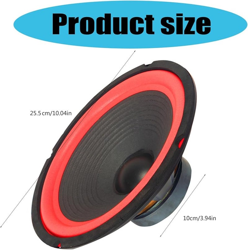 10 Inch 4 Ohm Woofer Subwoofer Speaker For Home Theater Bass Sound System - Image 4