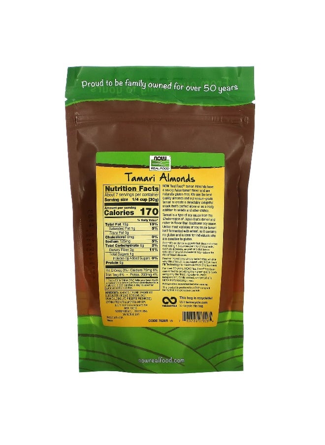Now Foods NOW Foods, Real Food, Tamari Almonds, 7 oz (198 g)  - Image 2