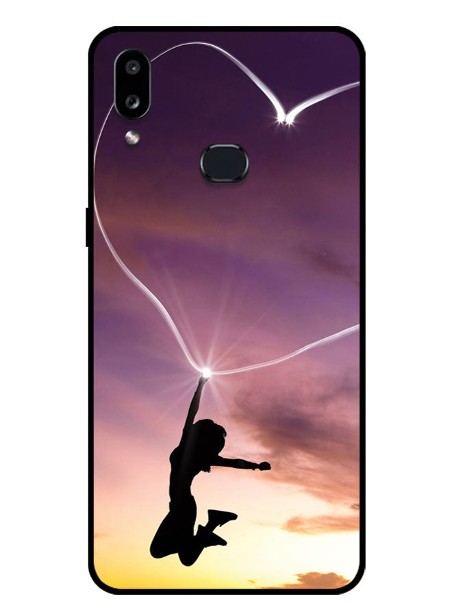 EYE CATCH Printed Protective Case Cover For Samsung Galaxy A10S -  Heartbeat - Image 1