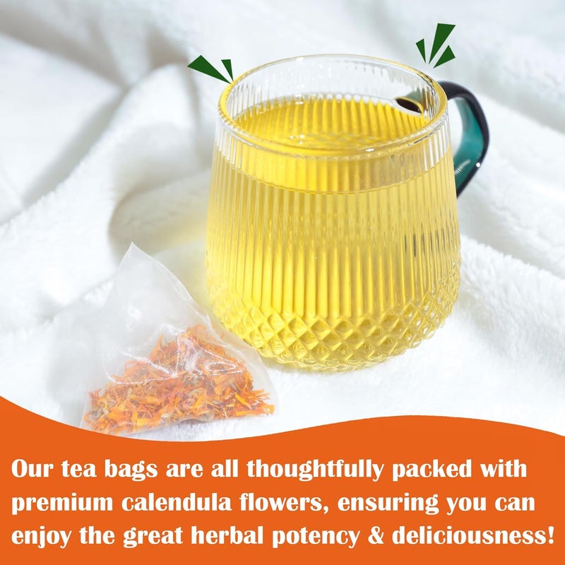 FullChea Calendula Flower Tea - 30 Teabags - Image 5