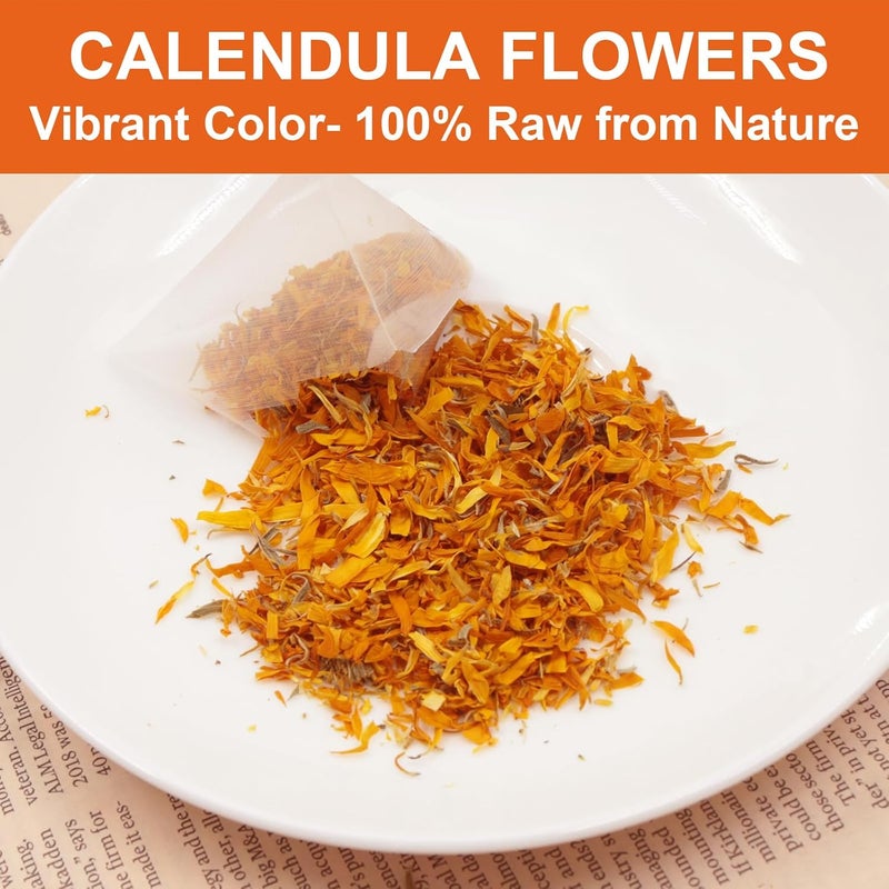 FullChea Calendula Flower Tea - 30 Teabags - Image 4