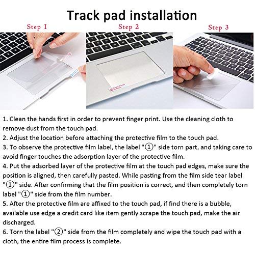 Oaky Matte Touchpad Protector for MacBook Air 13 inch M1 Chip 2018-2020 Model - A2337/A1932/A2179 Anti-Scratch Touch Pad Cover Trackpad Protector, Grey - Image 5