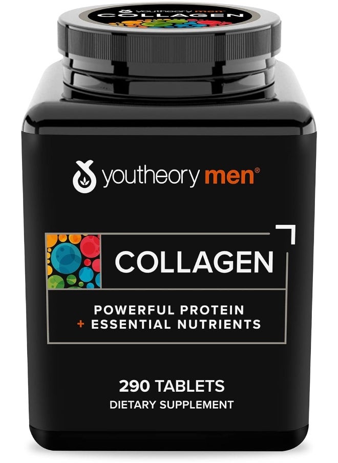 youtheory Mens Collagen Advanced Formula 290 Tablets  - Image 1
