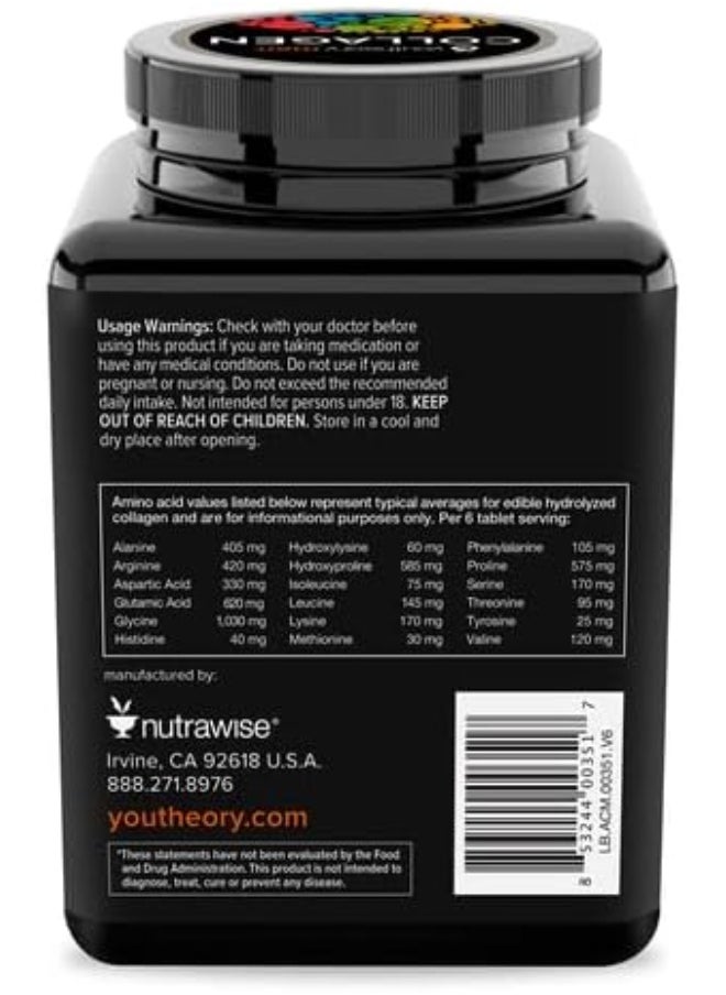 youtheory Mens Collagen Advanced Formula 290 Tablets  - Image 5