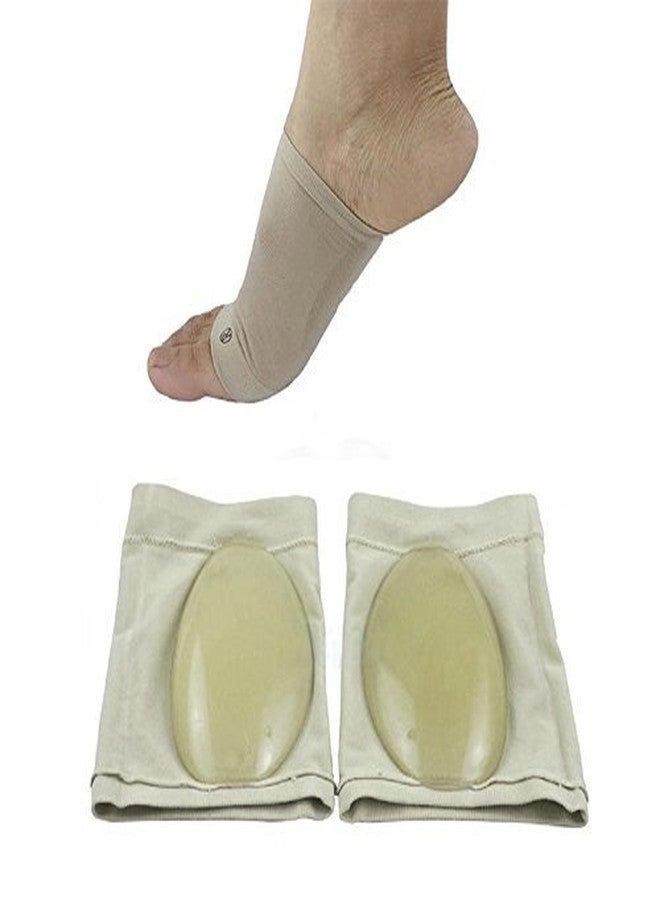 JERN Foot Care Plantar Fasciitis Gel Silicone Arch Support Sleeve(Size M) - Image 2