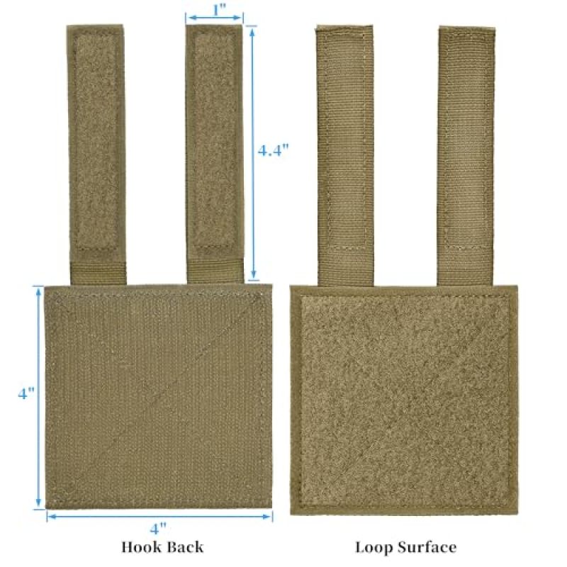 MOLLE Patch Panel 16 Slots Hook And Loop Tactical Patch Display - Heavy-Duty Lightweight Adapter Board For Gear Customization - Image 2