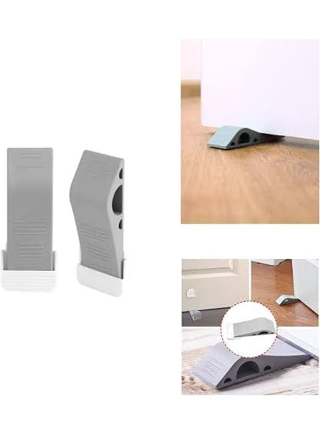 Heavy-Duty Non-Slip Rubber Door Stopper, Floor-Friendly Design That Won’t Scratch, Durable Door Wedges Suitable for All Types of Floors, Ideal for Home, Office, and School Use – Set of 3 Pieces for Secure Door Holding and Protection – Home Tools – Door Protection - Image 2