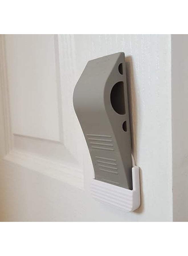 Heavy-Duty Non-Slip Rubber Door Stopper, Floor-Friendly Design That Won’t Scratch, Durable Door Wedges Suitable for All Types of Floors, Ideal for Home, Office, and School Use – Set of 3 Pieces for Secure Door Holding and Protection – Home Tools – Door Protection - Image 4