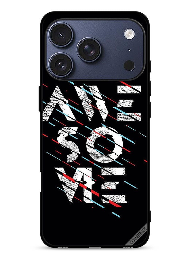 Covernex Apple iPhone 17 Pro Protective Case Cover Calligraphy Word Awesome - Image 1