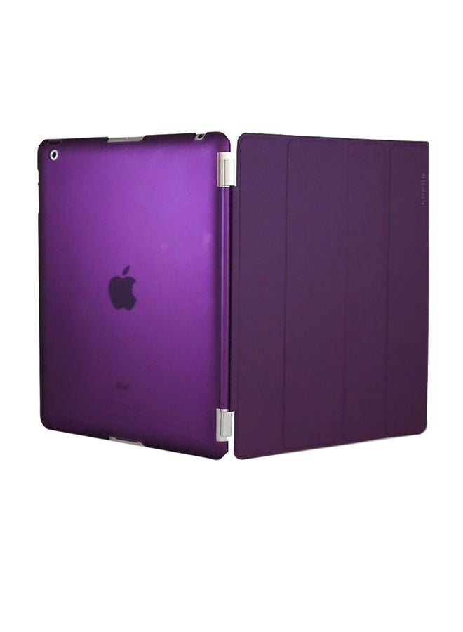 Loquat 2-In-1 Ultra Slim Case Cover For Apple iPad 2/3/4 Purple