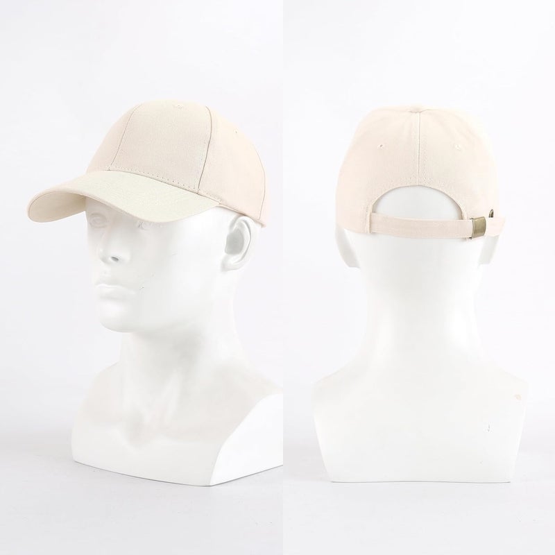 LANGZHEN Unisex Baseball Cap 100% Cotton Fits Men Women Washed Denim Adjustable Dad Hat - Image 5