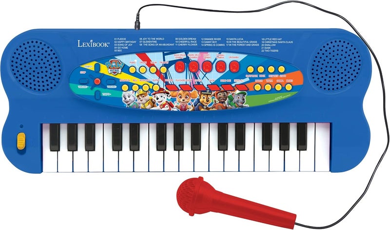 Lexibook PAW PATROL ELECTRONIC KEYBOARD W/MIC 32 KEYS - Image 1