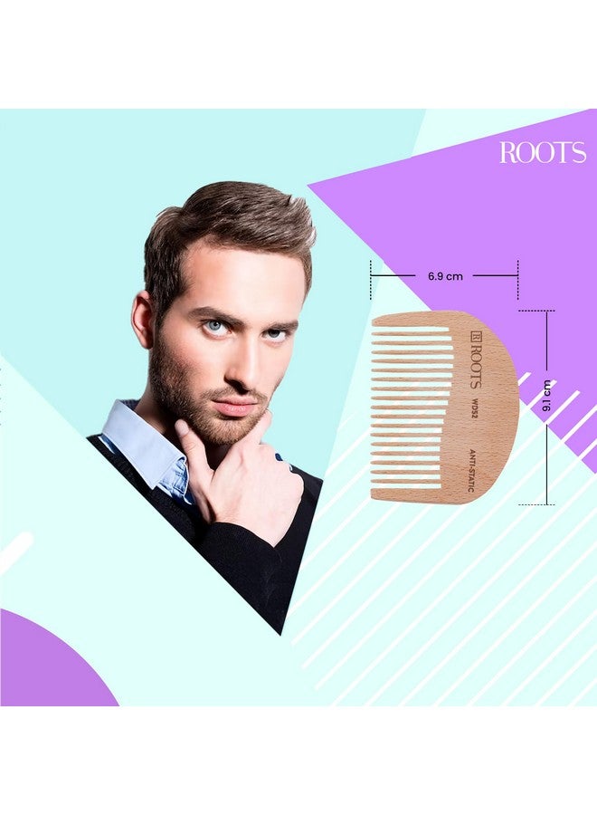 Roots Roots - Wooden Dressing Hair Combs - For Man and Woman - WD52 - Image 4