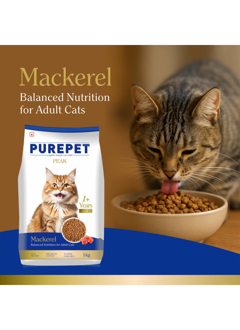PUREPET Peak Dry Cat Food Mackerel - Image 5
