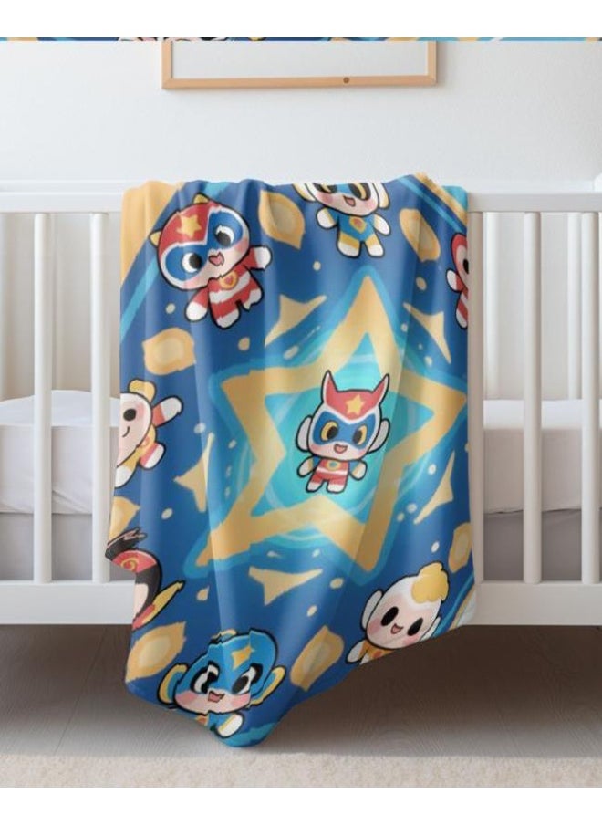 General - Baby and children's cartoon flannel thin blanket (warm and comfortable, suitable for sleep, game use) 70cm*100cm - 819 - Image 1