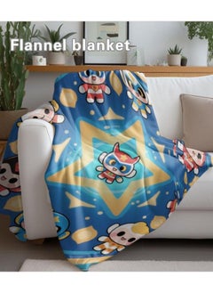 General Baby and children's cartoon flannel thin blanket (warm and comfortable, suitable for sleep, game use) 70cm*100cm - 819  - Image 5