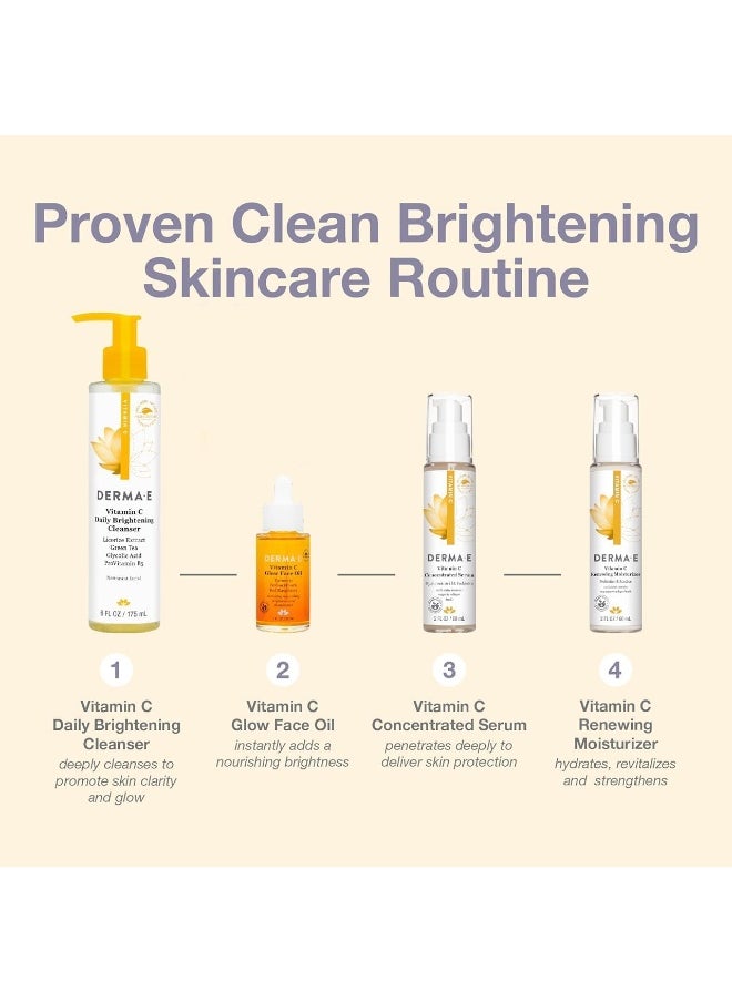 derma-e - Vitamin C Concentrated Serum With Hyaluronic Acid, Antioxidant Protection, Boots Hydration, Anti-Aging Properties, 2Oz - Image 1