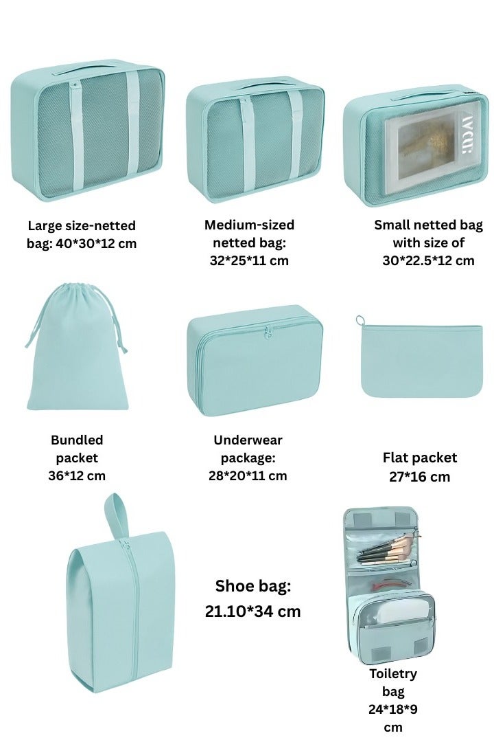 حقيبة تخزين سفر قابلة للطي - منظم محمول متعدد الأغراض للملابس والاستخدام المنزلي | تصميم مربع، خفيف الوزن وموفر للمساحة، مناسب للخزانة والتنظيف والأمتعة - Image 2