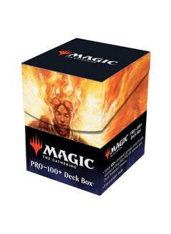March Of The Machine 100+ Deck Box Ft. Chandra Hope’S Beacon For Mtg Store & Protect Gaming Cards Valuable Trading Cards Self Locking Lid Store 100 Double Sleeved Cards