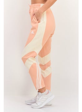 Adidas Women Sportswear Fit Training Sweatpants, Peach  - Image 2