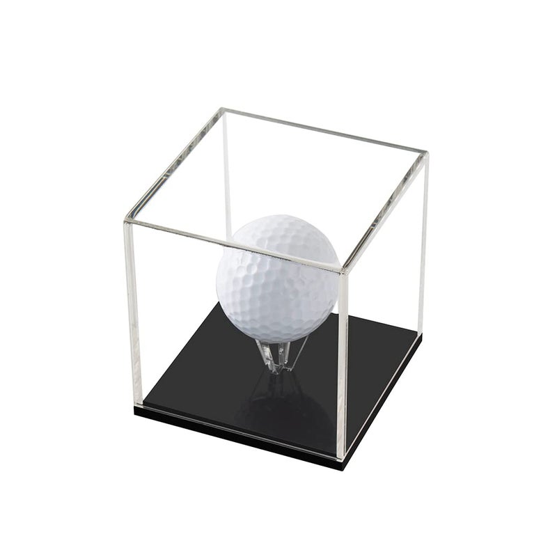 Lymhy Golf Ball Display Stand Cube Holder Clear Acrylic Box Square Case Protected Cabinet Golf Rack Protection Storage Cover Collections (1) - Image 3