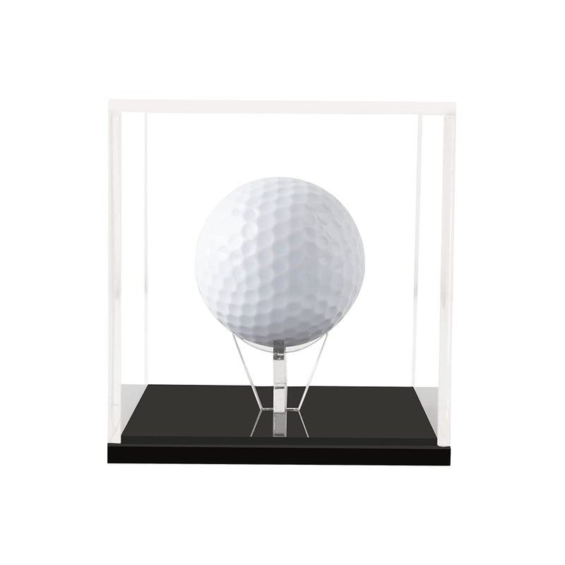 Lymhy Golf Ball Display Stand Cube Holder Clear Acrylic Box Square Case Protected Cabinet Golf Rack Protection Storage Cover Collections (1) - Image 2