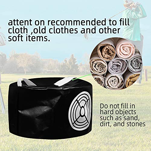 Scott Edward Golf Smash Bag Golf Impact Bag, Power Smash, Hitting Pocket, Practice Swing Tool Waterproof Durable PVC Fabric (Black) - Image 4