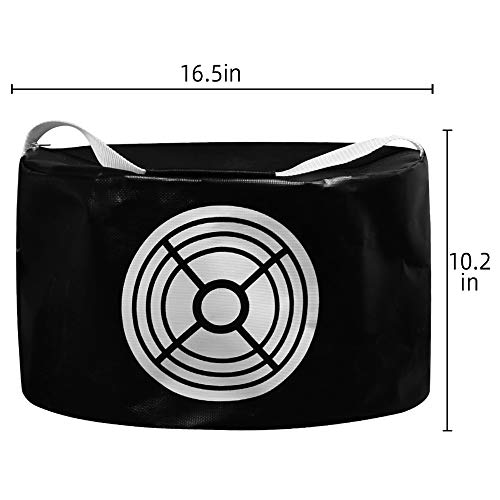 Scott Edward Golf Smash Bag Golf Impact Bag, Power Smash, Hitting Pocket, Practice Swing Tool Waterproof Durable PVC Fabric (Black) - Image 2