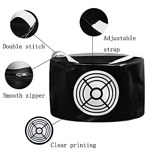 Scott Edward Golf Smash Bag Golf Impact Bag, Power Smash, Hitting Pocket, Practice Swing Tool Waterproof Durable PVC Fabric (Black) - Image 5