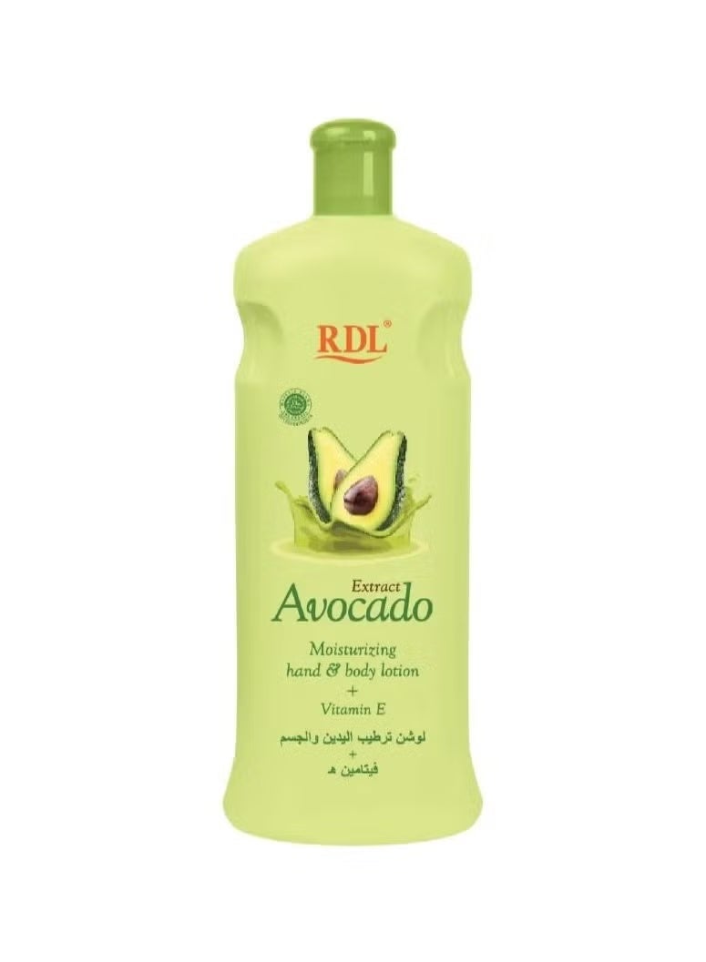 ار دي ال لوشن مرطب لليدين والجسم بالأفوكادو 600 مل