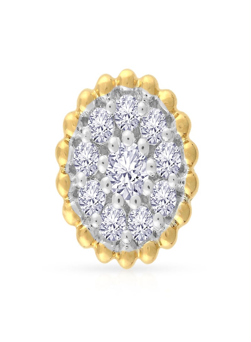 Malabar Gold and Diamonds 18 Karat 750 Purity Mine Diamond Nosepin for Womens MNGNNP0393 - Image 2