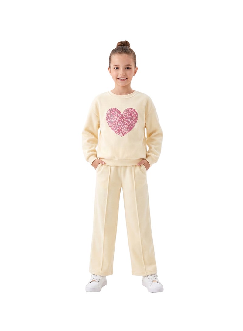 Bidani Sweetheart Cozy Lounge Set  - Champagne - Image 1