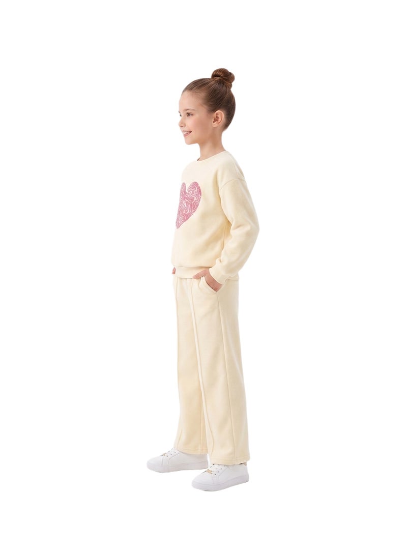 Bidani Sweetheart Cozy Lounge Set  - Champagne - Image 2