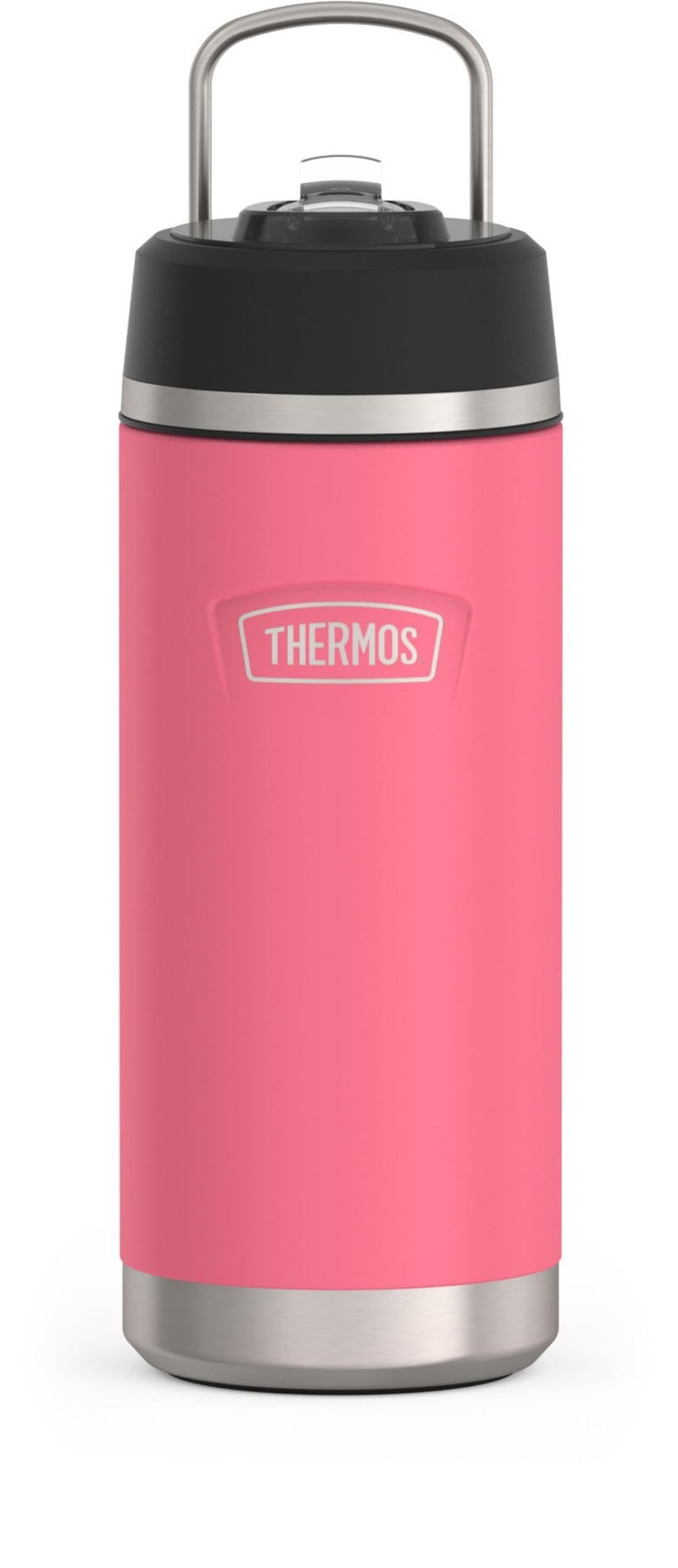 THERMOS THERMOS ICON SERIES Insulated Water Bottle with Straw Lid  18 Ounce Hot Pink  Stainless Steel Vacuum Insulated Water Bottle with Straw Lid