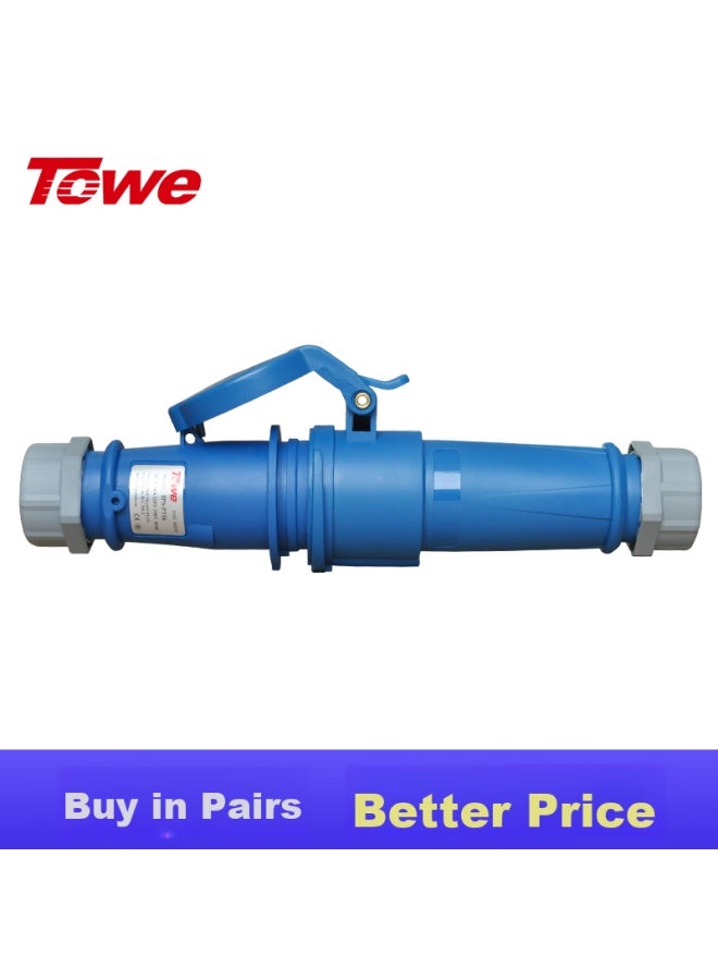 Towe 3-pin Industrial Connector, 16a Industrial Aviation Plug And Socket, Ip44 Male And Female Head Set Ips-ps316 - Image 1