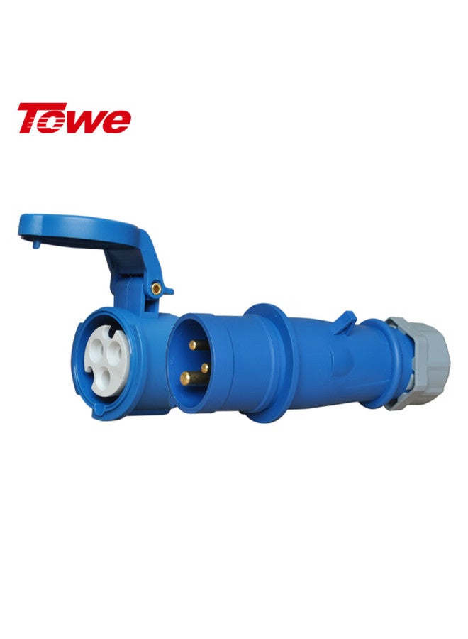 Towe 3-pin Industrial Connector, 16a Industrial Aviation Plug And Socket, Ip44 Male And Female Head Set Ips-ps316 - Image 2