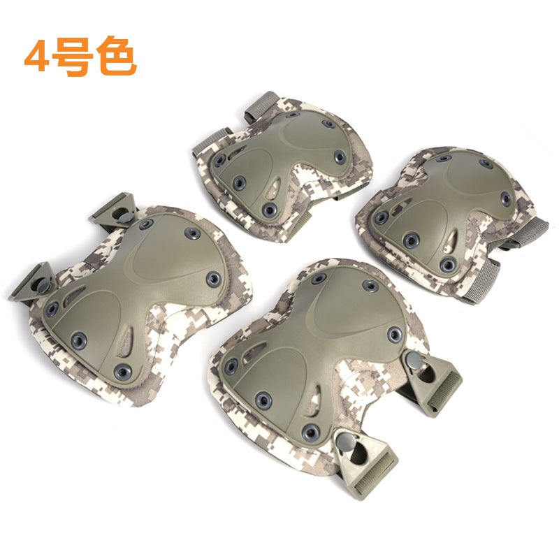 Generic Tactical Knee Elbow Pads 4PC Set ACU