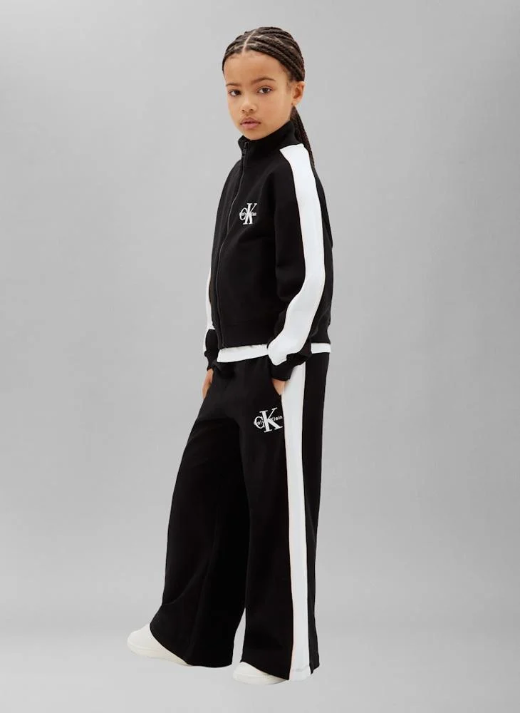 Calvin Klein Jeans Monologo Track Top And Joggers Set