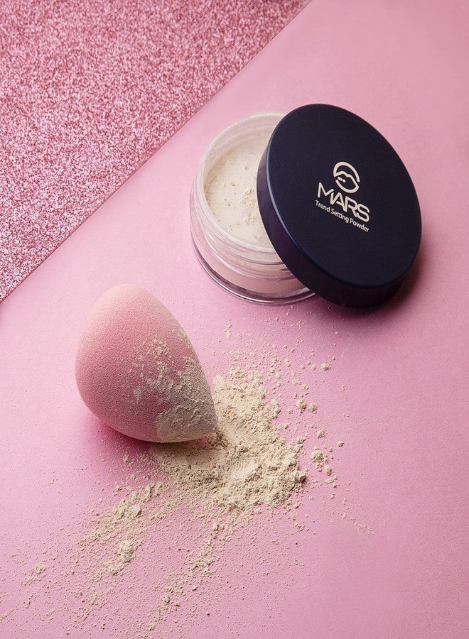 MARS Trend Setting Ultra Fine Matte Loose Powder For All Skin Type Compact (Banana, Matte Translucent, Soft Light, 24 g),Assorted - Image 2