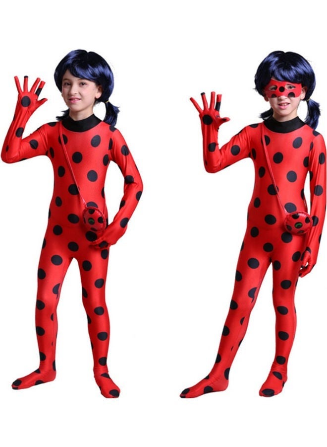 Loquat Ladybug Cosplay Costume for Kids 130cm - Image 1