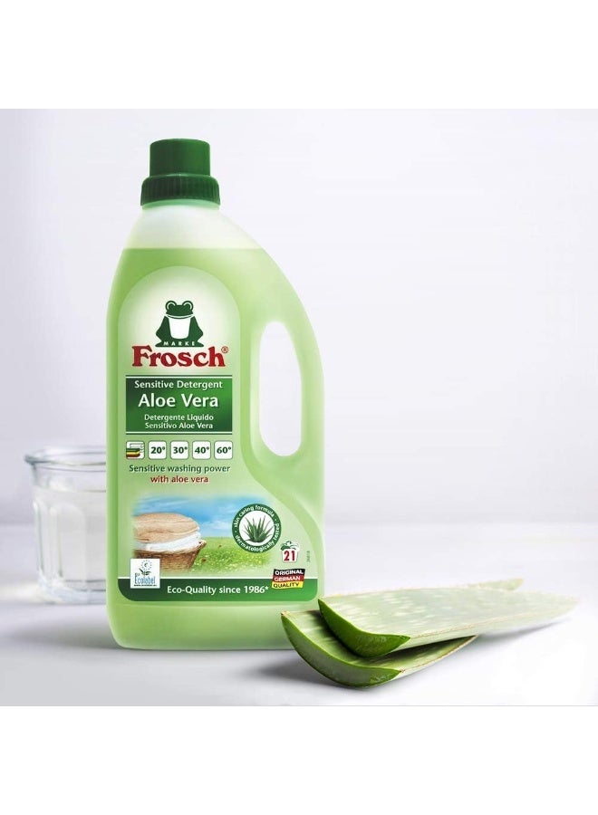 Frosch Dishwashing Liquid Aloe Vera 1.5 L - Gentle and Effective Cleaning with Aloe Vera Extract - Image 3