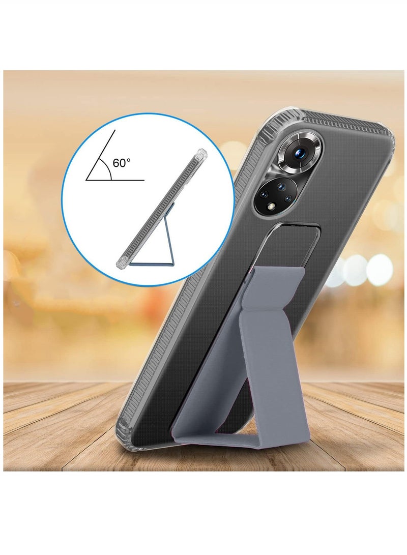 Wtech TPU Hand Grip Air Pillow Case Cover For Honor 50 5G 2021 Clear/Grey - Image 2