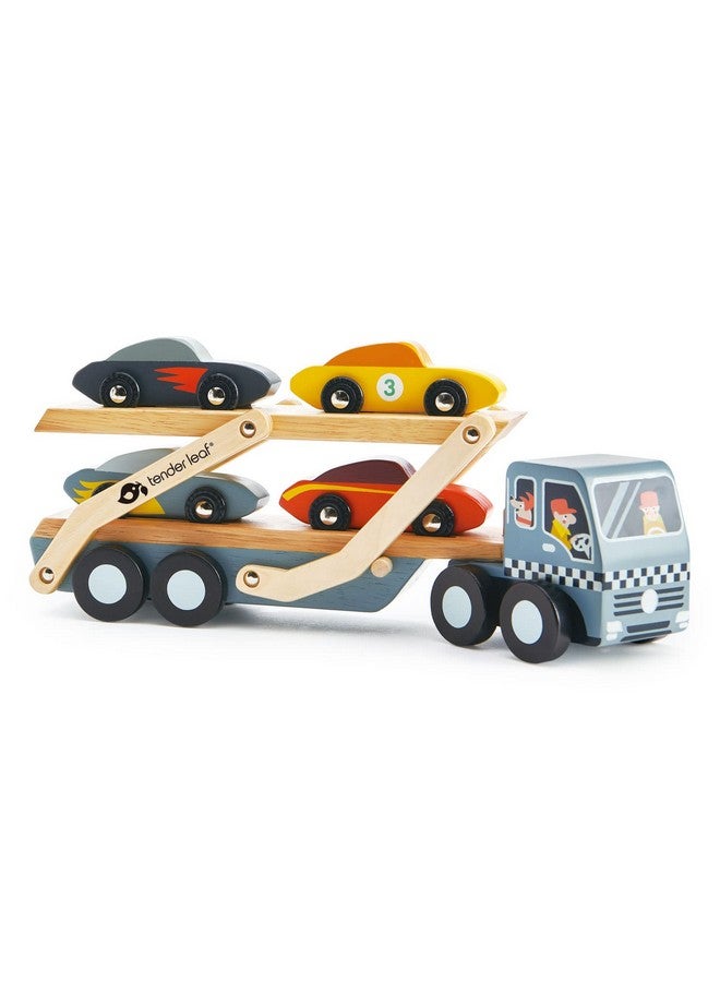 Tender Leaf Toys Car Transporter Imaginative Play Gift For Children Encourage Social Development And Language Skills - Image 3